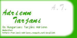 adrienn tarjani business card