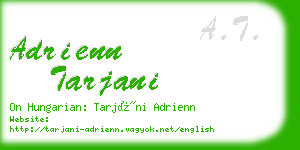 adrienn tarjani business card